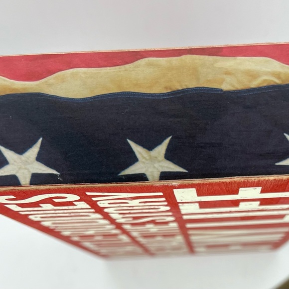 Primitives by Kathy patriotic distressed box sign - Picture 4 of 8